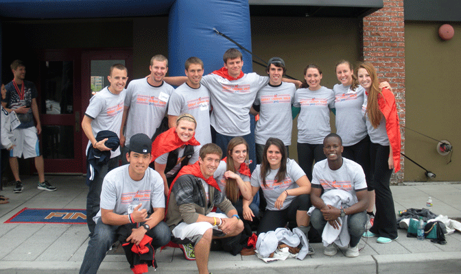 The GNAC SAAC volunteered for the Great Urban Race, a fundraiser for the Saint Jude's Children's Hospital.
